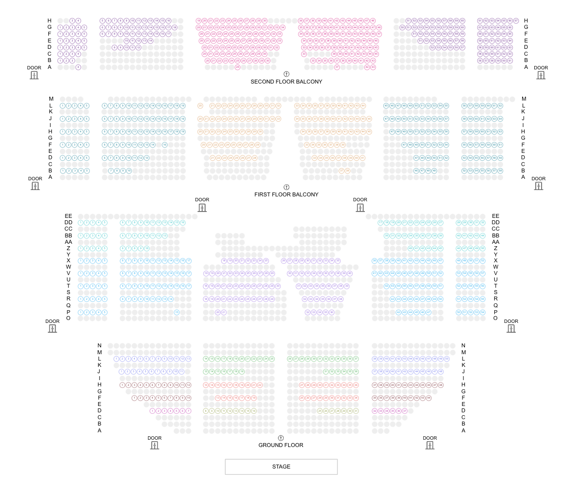Seat Chart Grid