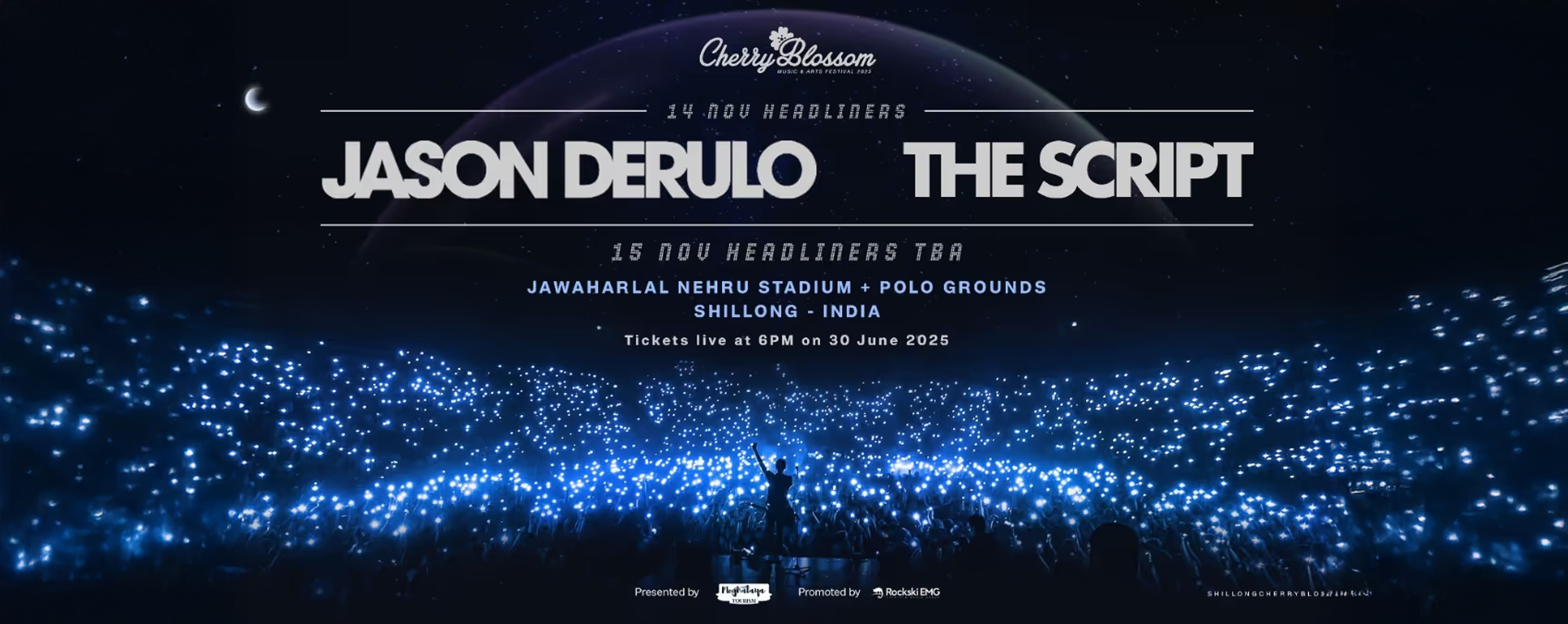 Jason Derulo & The Script to Headline Day 1 of Shillong’s Cherry Blossom Festival 2025